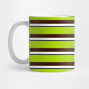 Lemon-Green Stripe Design Mug